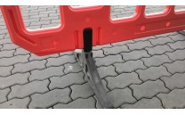 Plotová zábrana plastová, oranžová