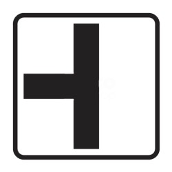 Dopravní značka E2a - Tvar křižovatky, tip1