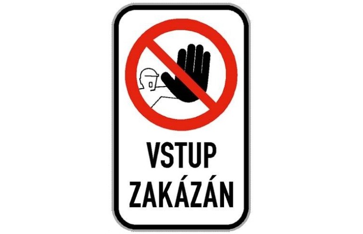 Cedule - Vstup zakázán Cedule - Vstup zakázán