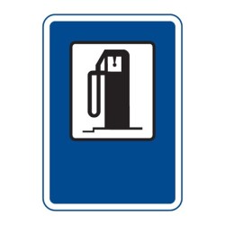 Dopravní značka IJ7 - Čerpací stanice