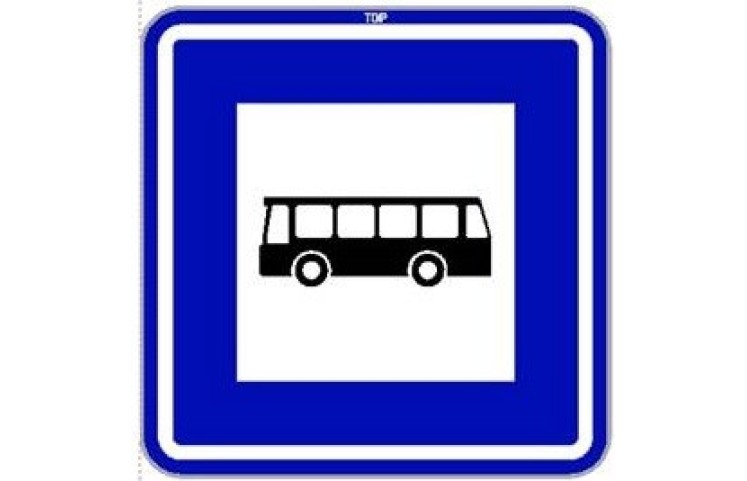 Dopravní značka IJ4a - Zastávka Dopravní značka IJ4a - Zastávka