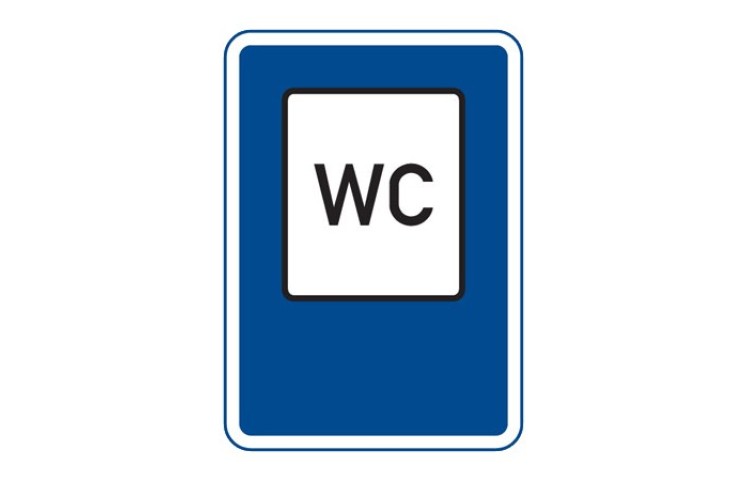 Dopravní značka IJ12 - WC