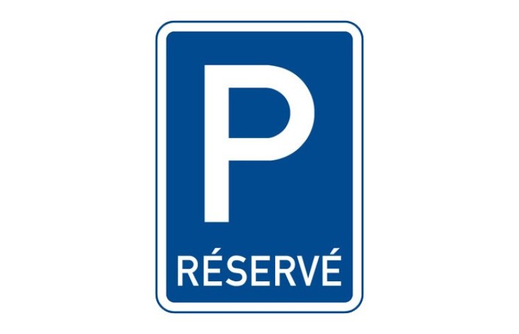 Dopravní značka IP12 - Vyhrazené parkoviště Dopravní značka IP12 - Vyhrazené parkoviště