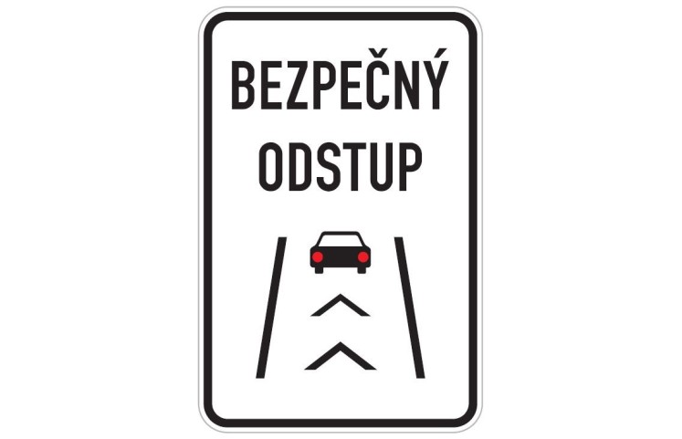 Dopravní značka IP32 - Bezpečný odstup