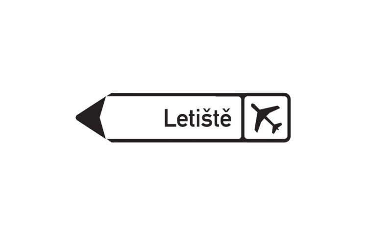 Dopravní značka IS5 - Směrová tabule