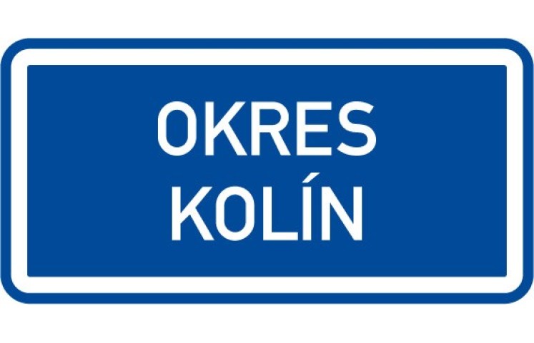 Dopravní značka IS14 - Hranice územního celku Dopravní značka IS14 - Hranice územního celku