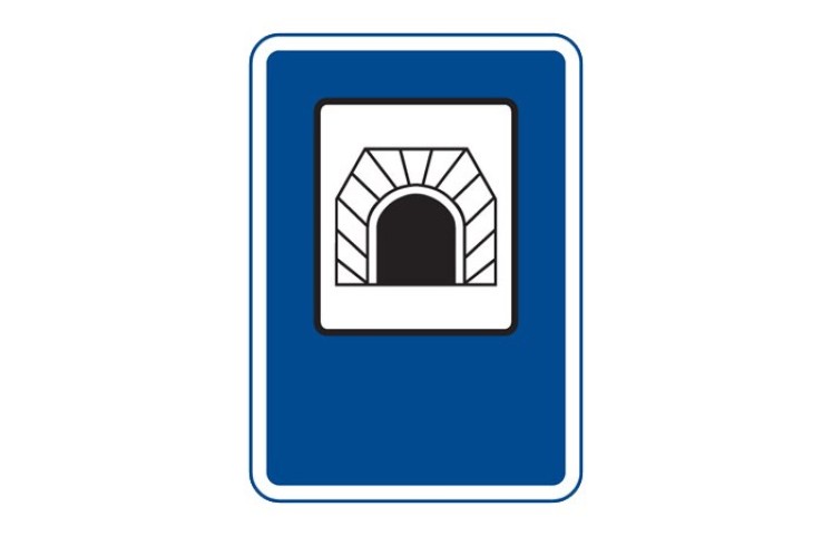 Dopravní značka IZ3a - Tunel