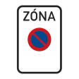 Dopravní značka IZ8a - Zóna s dopravním omezením Dopravní značka IZ8a - Zóna s dopravním omezením