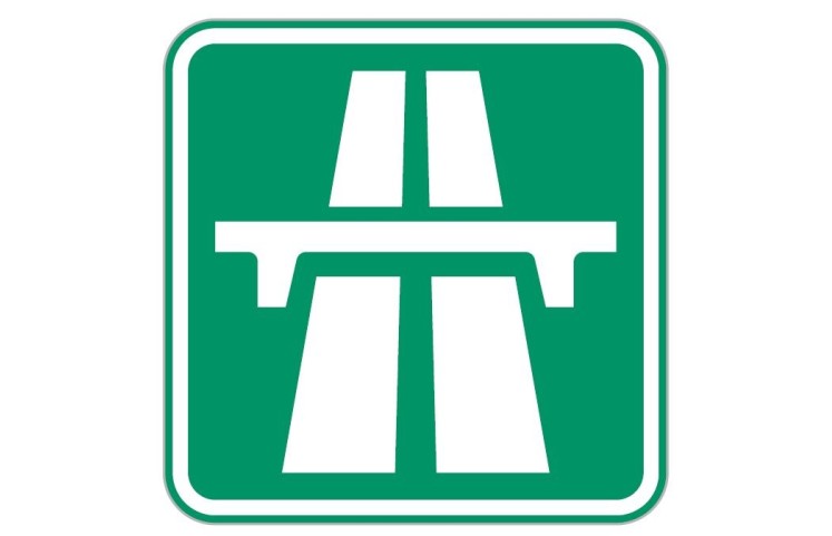 Dopravní značka IZ1a - Dálnice Dopravní značka IZ1a - Dálnice