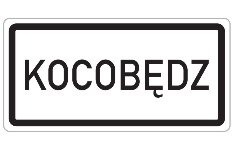 Dopravní značka IZ4c - Obec v jazyce národnostní menšiny