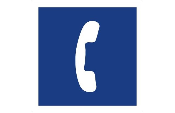 Plavební znak E14 - Telefonní stanice Plavební znak E14 - Telefonní stanice