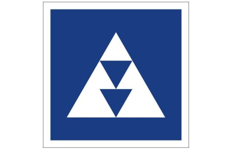 Plavební znak E5.6 - Místo vyhrazené pro stání plavidel určených k plavbě tlačením Plavební znak E5.6 - Místo vyhrazené pro stání plavidel určených k plavbě tlačením