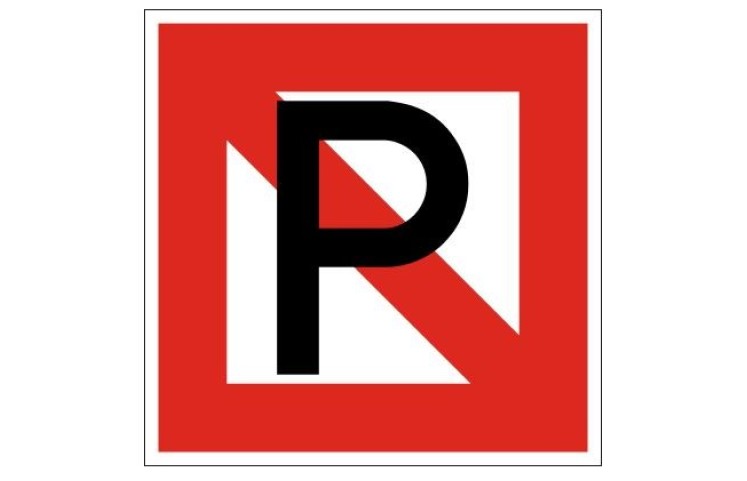 Plavební znak A5 - Zákaz stání (na kotvě nebo vyvazování na břehu) Plavební znak A5 - Zákaz stání (na kotvě nebo vyvazování na břehu)