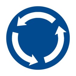 Dopravní značka C1 - Kruhový objezd