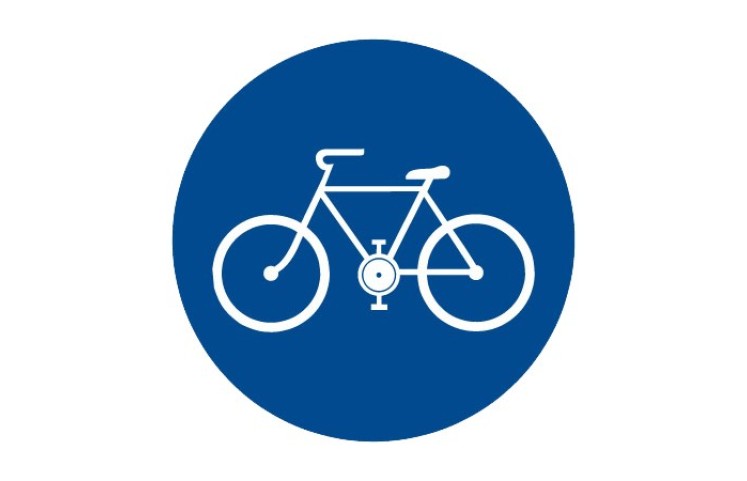 Dopravní značka C8a - Stezka pro cyklisty Dopravní značka C8a - Stezka pro cyklisty