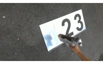 Kovové šablony číslic, 200mm Kovové šablony číslic, 200mm