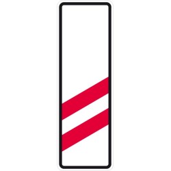 Dopravní značka A31b -  Návěstní deska (160 m)