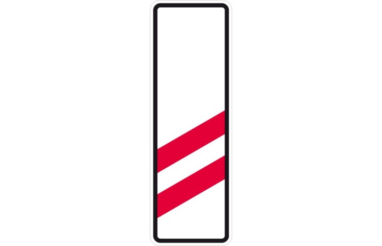 Dopravní značka A31b - Návěstní deska (160 m) Dopravní značka A31b - Návěstní deska (160 m)