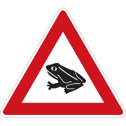 Dopravní značka A14 - Žáby