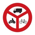 Dopravní značka B12 - Zákaz vjezdu vyznačených vozidel Dopravní značka B12 - Zákaz vjezdu vyznačených vozidel