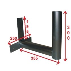 Držák pro dopravní zrcadlo na zeď