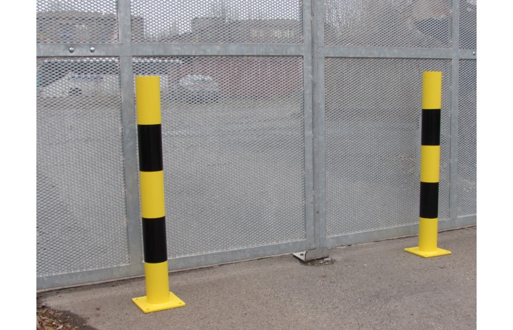 Ochranný sloupek žlutočerný Ochranný sloupek žlutočerný