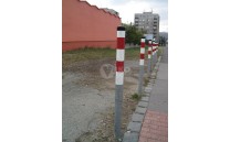 Ochranný sloupek s reflexní fólií