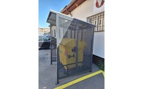 Přístřešek pro odpadkový kontejner - Uzamykatelný Přístřešek pro odpadkový kontejner - Uzamykatelný