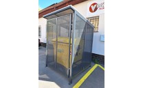 Přístřešek pro odpadkový kontejner - Uzamykatelný Přístřešek pro odpadkový kontejner - Uzamykatelný