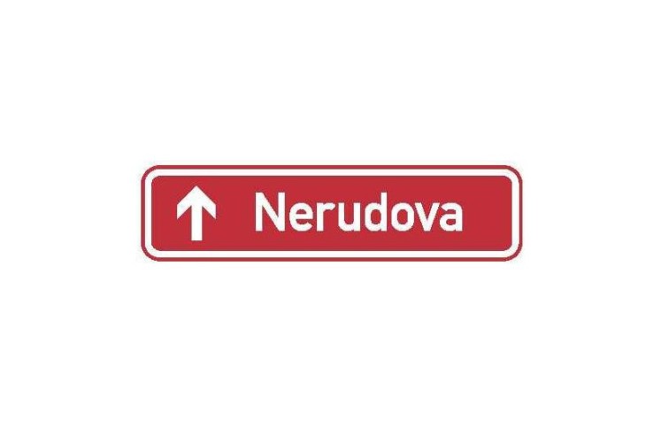 Dopravní značka IS22b - Označení názvu ulice